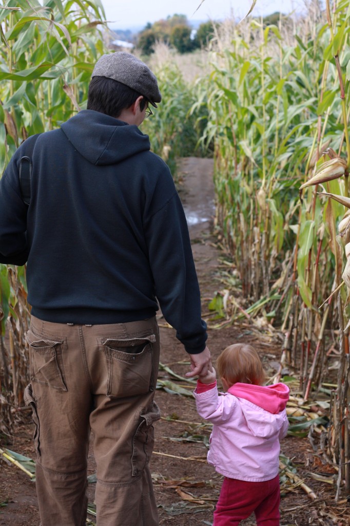 Walking Through the Corn Maze